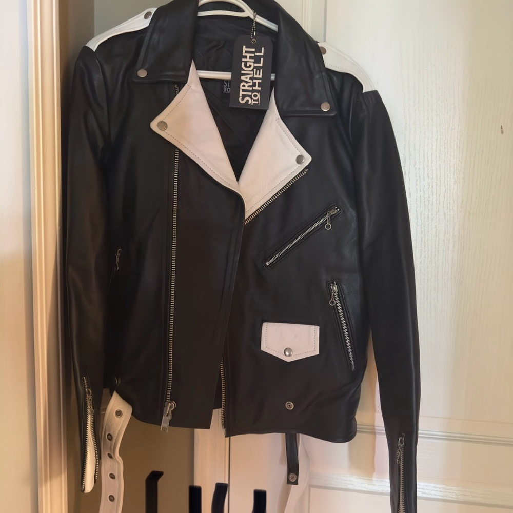 New with tags leather jacket